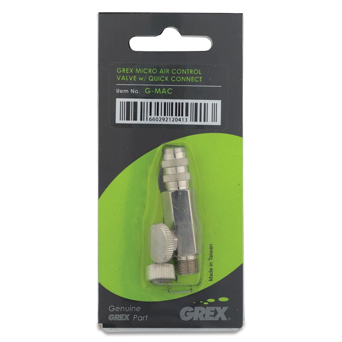 Grex Airbrush Quick Connect Micro Air Control Valve Set, GMAC