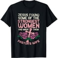 thumbnail image 2 of 100% Cotton Pastors Wife Strongest Women Sermonator Church Service T-Shirt, 2 of 5