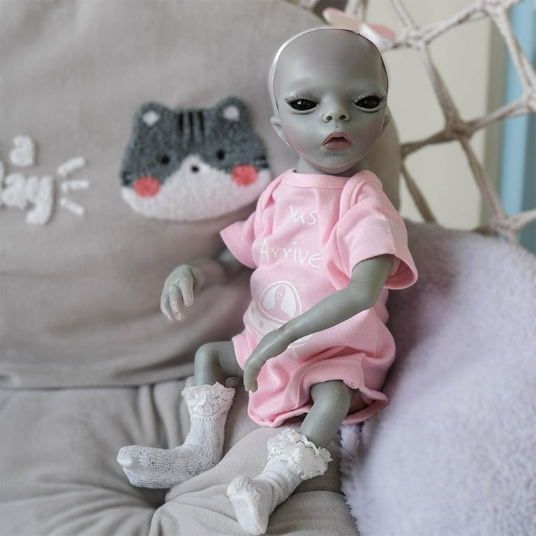 1個限定 エイリアン ベビー ドール 人形 35㎝ ALIEN DOLL 35cm Realistic Reborn Alien Baby-Doll for Grandma Collection