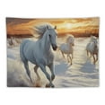 thumbnail image 5 of Orinice Running Horse Tapestry Washable Polyester Art Wall Hanging Blanket for Living Room Bedroom Dorm Party Home Decor,  50x40inch, 5 of 6