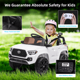 thumbnail image 3 of EastVita Kids 12V Ride on Cars Toyota Licensed Land Rover Ride on SUV Electric Car with Remote Control, MP3 Player Rocking Pull Rod for 3 Age +, 3 of 8