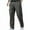 Army Green, variant on Men's Fleece Lined Cargo Pants Big and Tall Winter Warm Sweatpants Multi Pockets Joggers Outdoor Thermal Trousers