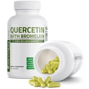 Bronson Quercetin and Bromelain, 100 Capsules