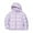 Purple, variant on Paokuoon Kids Puffer Jacket Girls Boys,Lightweight Hooded,Water-Resistant,3-12 Years