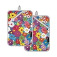thumbnail image 7 of Yayeee Pot Holders Kitchen Heat Resistant with Pockets 7"x9.8" Cotton Oven Cooking Hot Pads, Whimsical Floral, 7 of 7