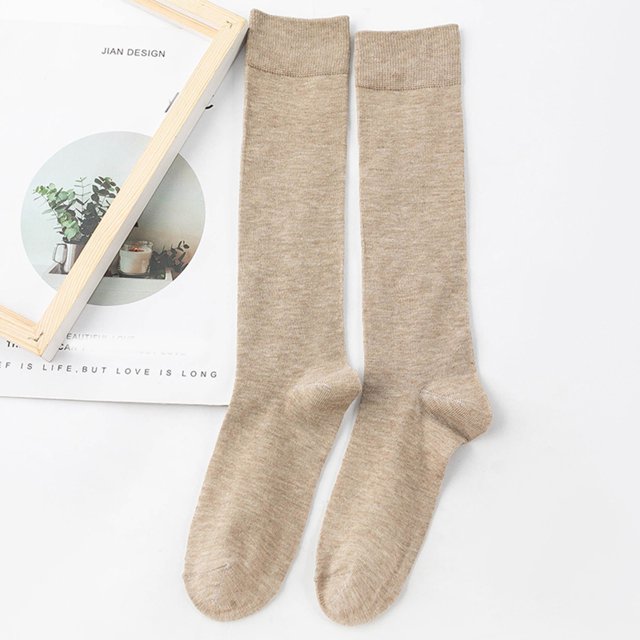 Kelon Stockings On Sale Polyester Long Socks Womens Long Socks Pure Color Socks Heap Heap Socks