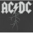 thumbnail image 2 of ACDC Lightening Black 2X-Large T-Shirt, 2 of 3