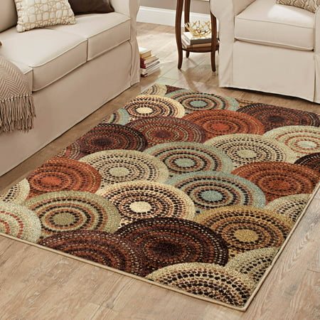 Better Homes and Gardens Spice Dotted Circles Multi-Colored Area (Best Spiced Rum For The Money)