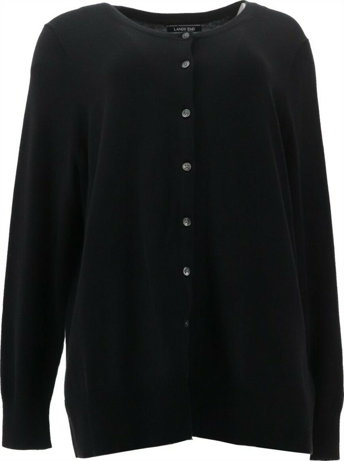 Supima Cotton Cardigan Sweater Black 