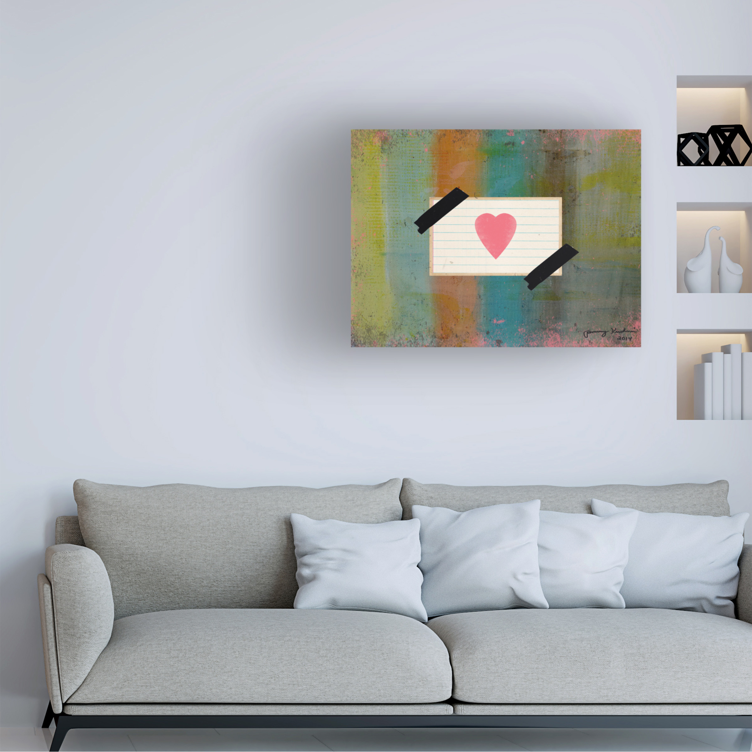 Trademark Fine Art 'Love Yourself' Canvas Art by Tammy Kushnir