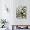 thumbnail image 4 of JEUXUS  Daisy Bloom Bouquet Potted Flowers Abstract Pattern Framed Giclee Art Design, 4 of 5