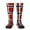 2 Black-2, variant on Knee High Socks for Women Norwegian Flag Long Tube Sock Uniform Socks