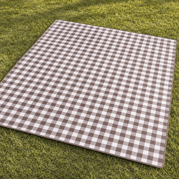 Brown 5' x 6'8" Outdoor Picnic Blanket