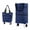 Blue, variant on 2-in-1 Foldable Shopping Bag with Wheels,Waterproof Rolling Grocery Tote with Sturdy Handle for Market, Shopping, Travel & Daily Use