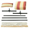 thumbnail image 2 of VEIKOUS Two Person Hammock 12FT with Attachable Stand and Pillow for Outdoor & Indoor, Striped Red, 2 of 9