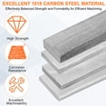 thumbnail image 4 of Uxcell 1018 Cold Rolled Carbon Steel Bar, 0.98" x 1.38" x 12" A108 Carbon Steel Rectangular Bar Flat Stock Solid Metal Plate for Machining Industrial Fabrication, 4 of 6