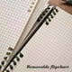 thumbnail image 5 of Cuaderno de hojas sueltas con papel amarillo grueso | Núcleo desmontable y recargable | 1 pieza 7.71x8.34 in | Para estudio, aula, oficina | Fácil sustitución de páginas | Papelería, 5 of 6