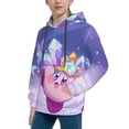 thumbnail image 4 of Kirby Adventure Youth Sweatshirt Hoodies Fashion Teen Hooded Hoody Pullover Clothes With Pocket For Boys Girls Clothing, 4 of 8