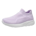 thumbnail image 3 of Willtoo Sneakers for Women Breathable Mesh Slip‑on Knit Walking Shoes Lightweight Thick Platform Sole Elevated Casual Tennis Shoes, 3 of 5