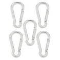 thumbnail image 4 of Spring Snap Hook, 40mm Carabiner Clip  Stainless Steel  For Outdoor For Camping, 4 of 8