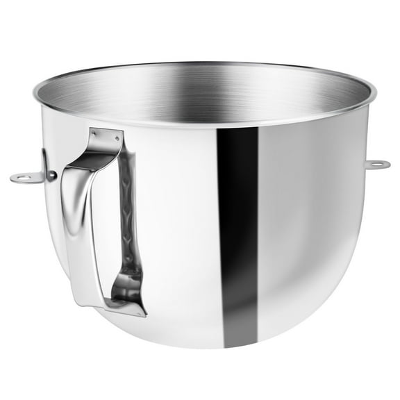 Stainless Steel Mixer bowl Fit for KitchenAid Artisan&Classic Series 4.5-5 QT Tilt-Head Mixer, 5 Quart Mixing Bowl with Handle.