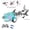 GREY, variant on Remote Control Shark Car with 2 Batteries,2.4GHz RC Shark Truck Car Toys with Music,Lighting Effect,360° Rotating Stunts RC Car Toy for Kids 6-12
