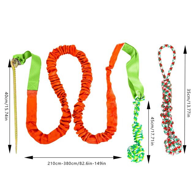 Dog Teeth Grinding Outdoor Tug Of War Knotted Rope Tree Bungee Dog Toy Outdoor Tree Stump Rope Toy