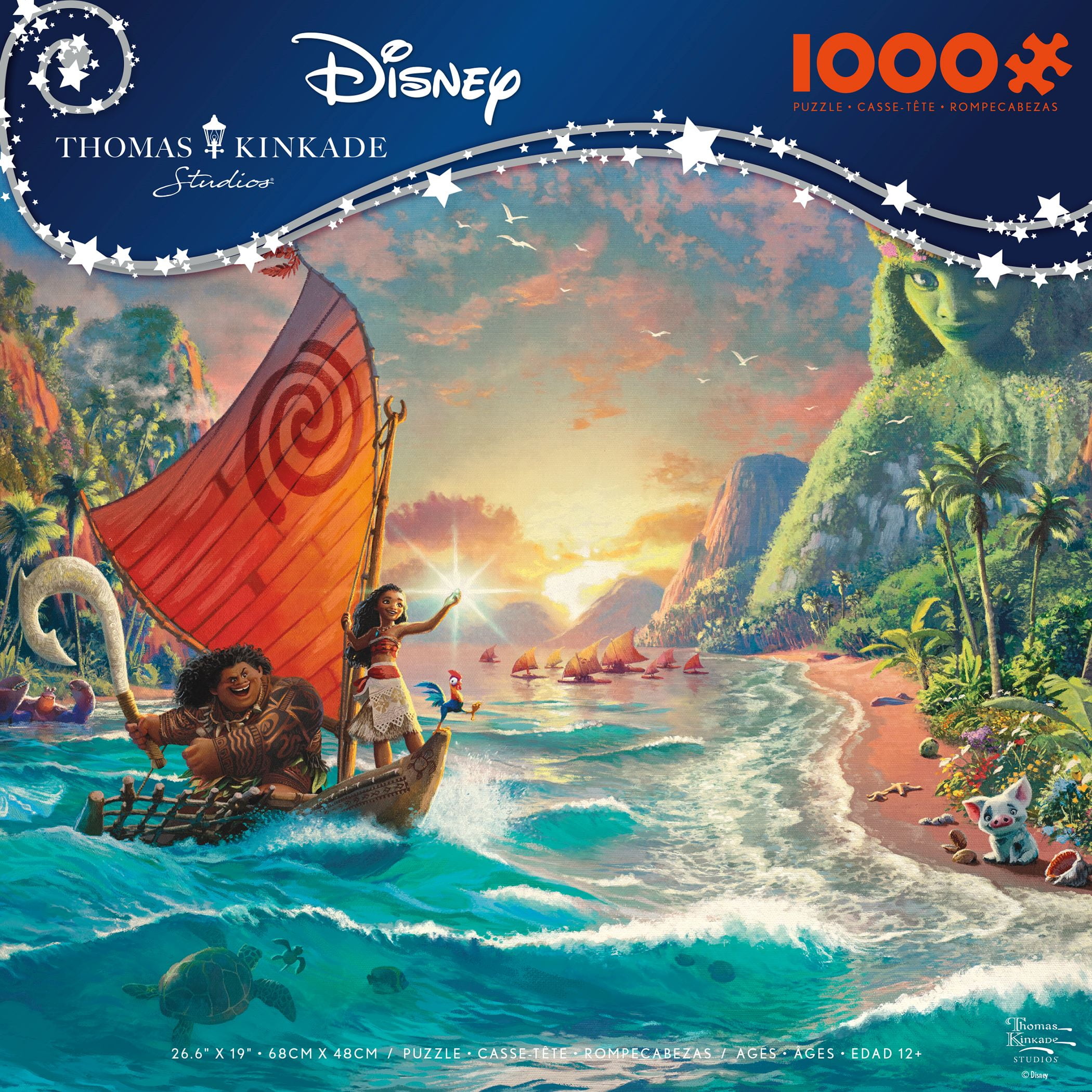 Ceaco 1000 Piece Disney Interlocking Jigsaw Puzzle Store Assortment Puzzle and Image Will Vary