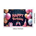 thumbnail image 3 of Yatrandify Colorful Theme Happy Birthday Banner Decorative Design Balloon Decoration for Birthday Party Kids Party Indoor Decoration, 3 of 7
