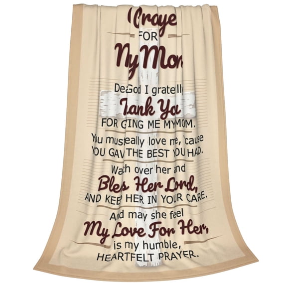 Mom Blanket Mom Gifts from Daughter, Son - Mother Birthday Gifts - Moms Birthday Gift Ideas - Birthday Presents for Moms 50x40