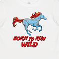 thumbnail image 4 of Inktastic Born to Run Wild- Galloping Horse Boys or Girls Baby T-Shirt, 4 of 5