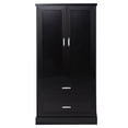 thumbnail image 5 of Tcbosik Kitchen Pantry Cabinet, Freestanding Storage Cabinet with Adjustable Shelf and 2 Drawers, 64" Tall Cupboard with 2 Doors for Dining Room, Living Room, Bathroom, Black, 5 of 9