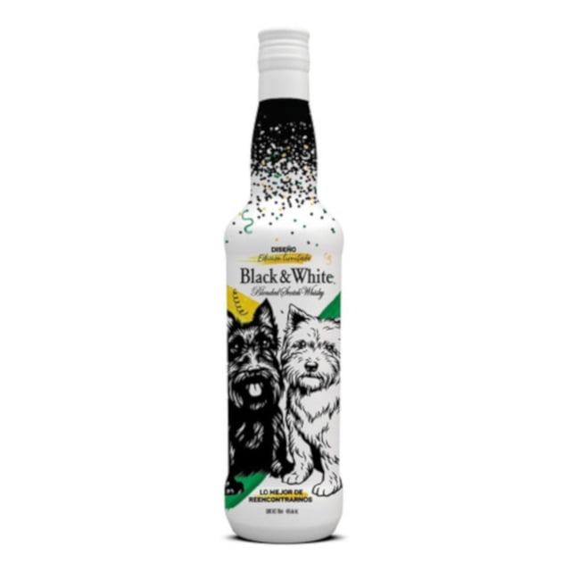 Paquete de 3 Whisky Black and White Edición Limitada 700 ml
