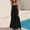 Black, variant on Women Summer Casual Loose Dress Spaghetti Strap Beach Cover Up Long Maxi Dresses Long Sleeve Shirt Dress Evening Dresses for Fall Womens Summer Dress T Shirt Dress for Women Casual Summer Dress with