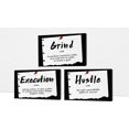 thumbnail image 1 of Office Wall Art Motivational Wall Art, Inspirational Quotes Canvas Art for Home Office Wall Decor, Positive Quotes Wall Decor, Entrepreneur Grind Hustle Execution (12\u201dx18\u201dx3Pcs), 1 of 6