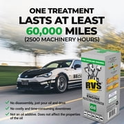 RVS Technology G6 Engine Treatment. For Gasoline Engines with an Oil Capacity up to 6 quarts. Restore and Protect Your Engine, Save Fuel, Increase Power. Safe for All Engines.