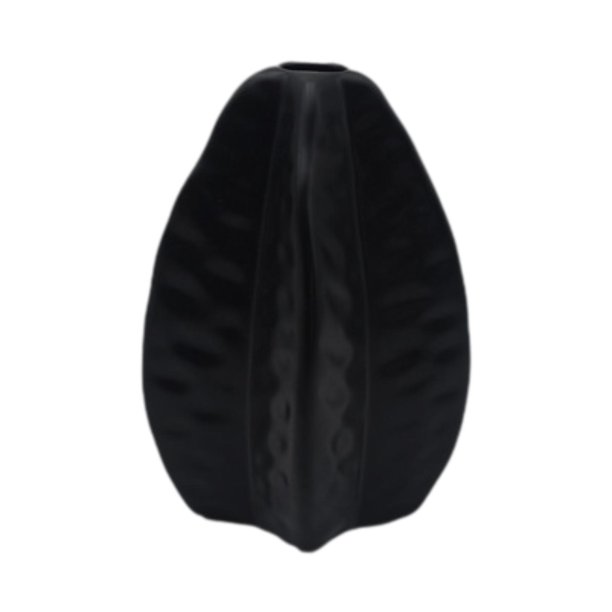 Vase de fruta Jarrón de cerámica Arreglo Floral Floral en forma de fruta Moderna maceta decorativa para la cocina Sala de estar dormitorio de sala de Negro