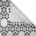 thumbnail image 3 of Ambesonne Grey and White Kitchen Curtains, Flower Grid, 55"x39", Charcoal Grey with White, 3 of 3