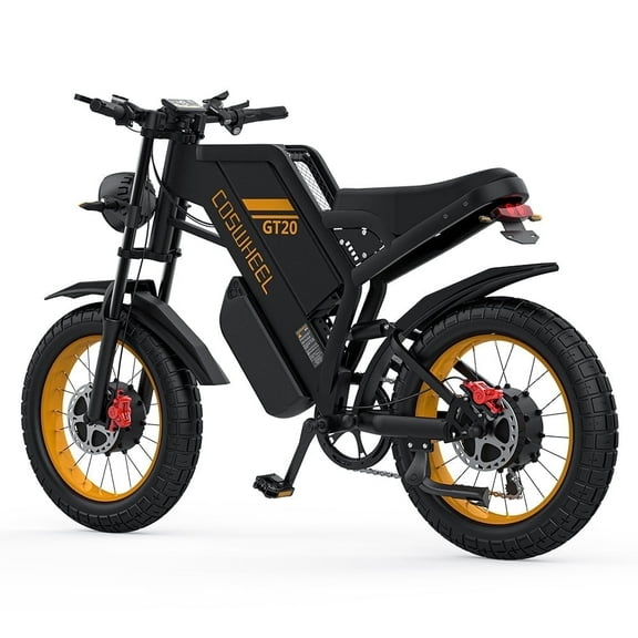 COSWHEEL R19 6000W Peak 50MPH Electric Dirt Bike for Adults,72V 40Ah ...