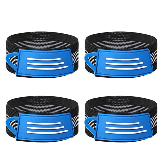 PatungKu 4Pcs Elastic Cycling Leg Bands Bike Pants Strap Riding Equipment Ankle Strap Replacement Cycling Bike Safety Leg Straps