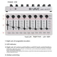 thumbnail image 4 of MIDI Controlle MIDI Mixing Console with 43 Buttons 8 Knobs 8 Push Buttons BT Connection Battery/Type-C Power Supply USB MIDI Controller Mixer for Most Electroacoustic Instruments, 4 of 8
