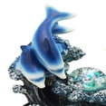 thumbnail image 3 of Benjara Eci 11 Inch Dolphin Tabletop Water Fountain, LED Light, Painted Multicolor, 3 of 5