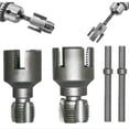 thumbnail image 1 of CNKOO Heavy-Duty Adjustable Pipe Thread Cutting Tool - 1/2” & 3/4” Internal/External Rethreading Maker with Ergonomic Handle  Precision Cutting Edges for Plumbing & HVAC Repairs  Hvac Too, 1 of 7
