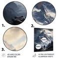 thumbnail image 3 of Designart "Harmonious Mountain Trails I" Hiking Metal Art Print, 3 of 5