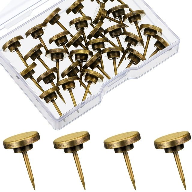 Pinzas Shimeyao 30 de metal para pulgares, color bronce, 1,5 cm