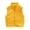 Yellow, variant on Boys Girls Polar Fleece Vest Kids Full Zipper Athletic Jacket Lightweight Sleeveless Waistcoat Collar Fuzzy Gilet Sweatshirt