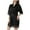 Black a2, variant on snilers Silk Robes for Women 3/4 Sleeve Satin Nightgown Bride Comfy Lightweight Sleepwear Short Lace Trim Kimono Bathrobe