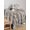 Light Blue Light Gray, variant on Grey Forest Table Cloth, Modern Oil Painting Art Waterproof Tablecloth for Rectangle Tables, Reusable Washable Fabric Table Cover for Restaurant Kitchen Dining Tables 60"x120"