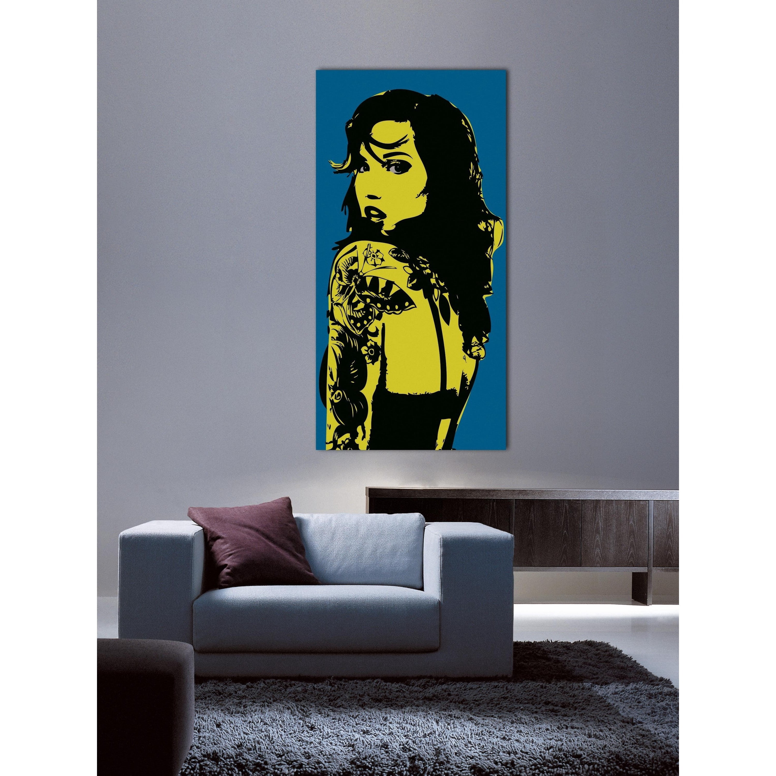 Marmont Hill Inc Marmont Hill - Girl 4 Print on Canvas - Multi-color