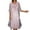 B : Pink, variant on Fashion Women Casual Round Neck Sleeveless Dress Solid Coat Two-Piece Set 2 Piece Set Beach Sundress